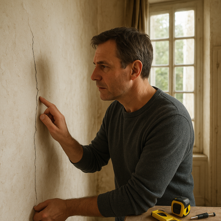 Fissure sur un mur porteur : comment réagir avant d’engager un maçon ?
