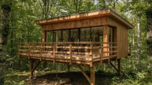 Construire une cabane dans les arbres à louer : budget complet, terrain, travaux et rentabilité 2 cabanes perchées dans les arbres en France